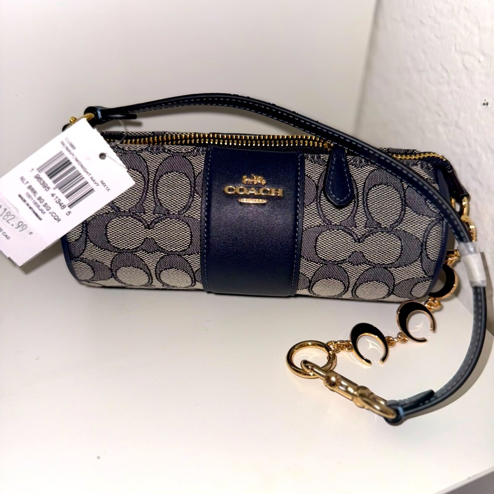 Coach Nolita Barrel Bag in Signature Jacquard
